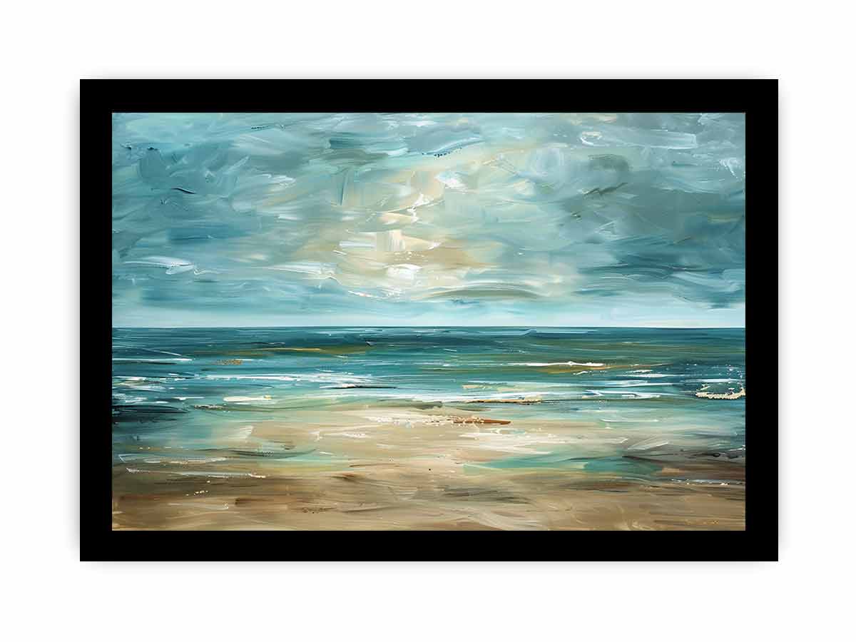Coastal Canvas Painting Art Print-7
