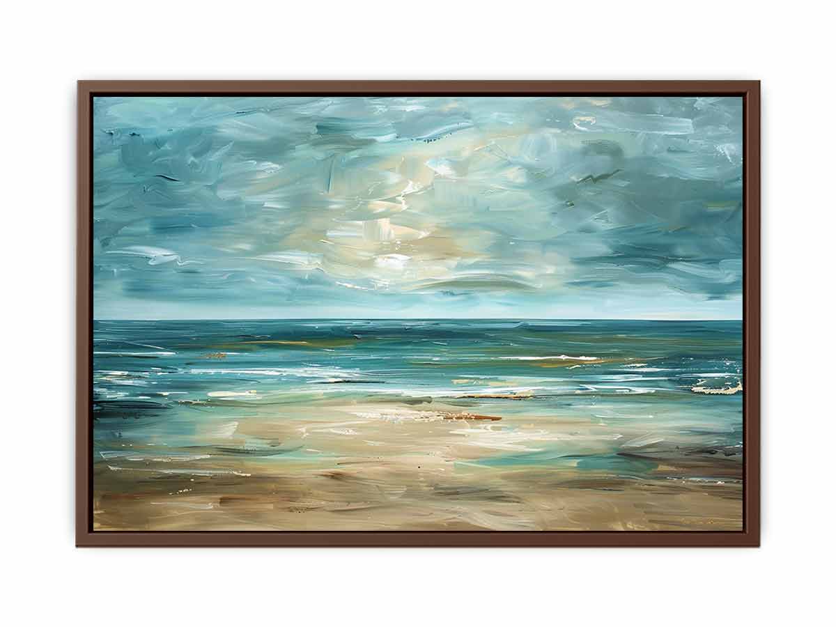Coastal Canvas Painting Art Print-6