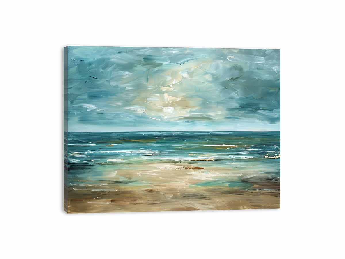 Coastal Canvas Painting Art Print-3