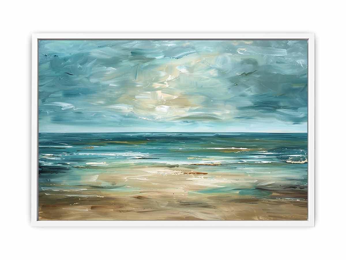 Coastal Canvas Painting Art Print-5