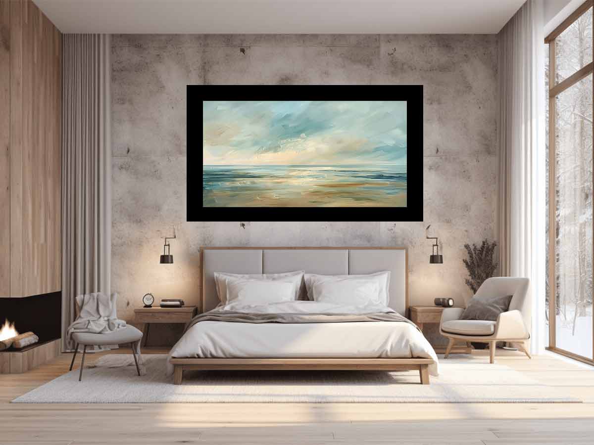 Oceean  Canvas Painting Art Print-1