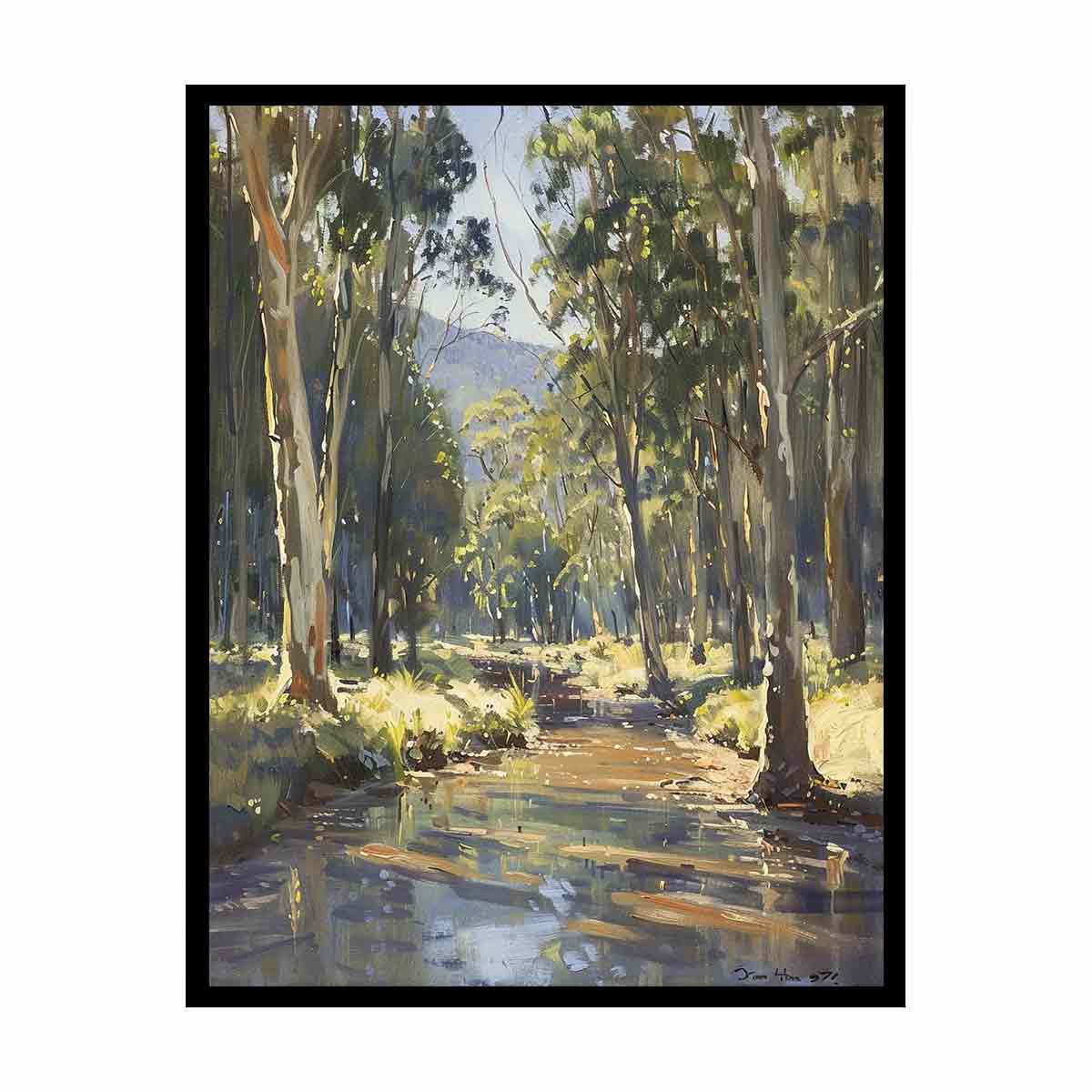 Beautiful Creek Canvas Art Print-4