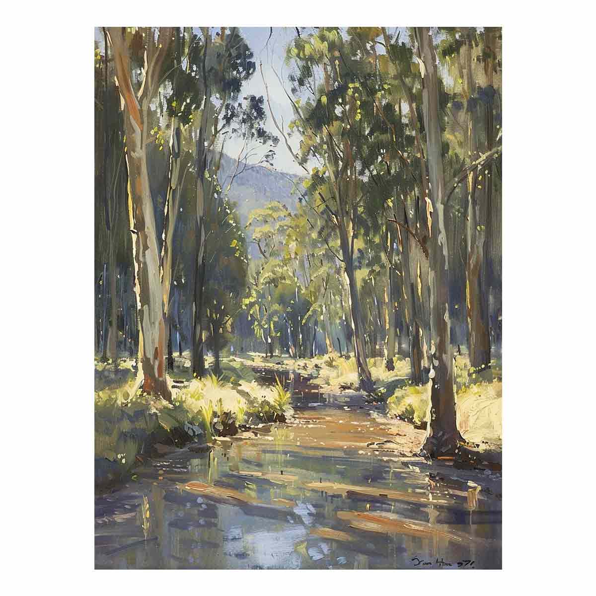 Beautiful Creek Canvas Art Print-0