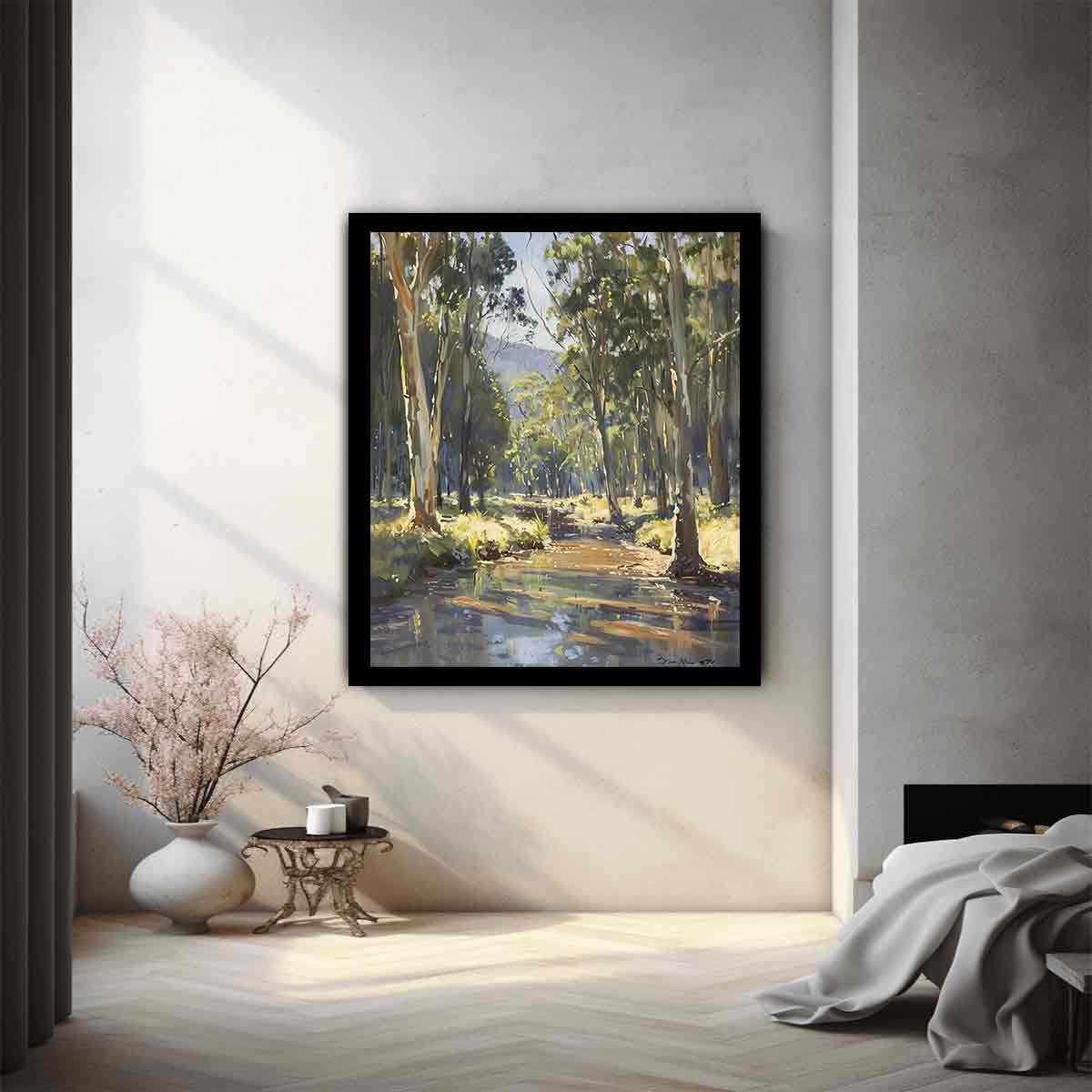 Beautiful Creek Canvas Art Print-1