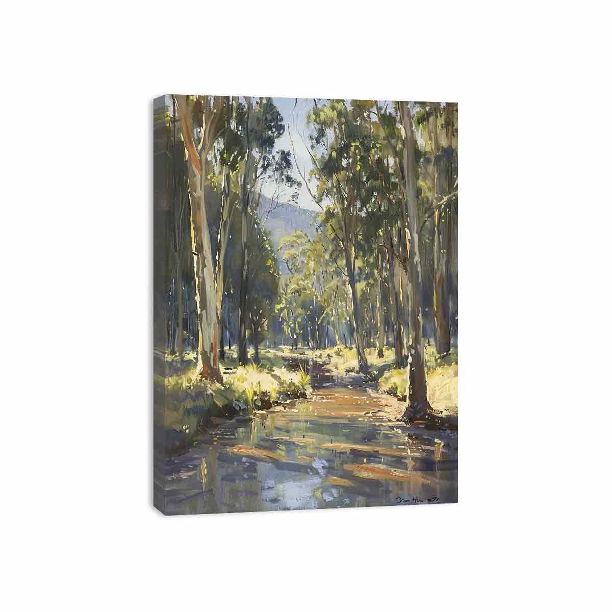 Beautiful Creek Canvas Art Print-3