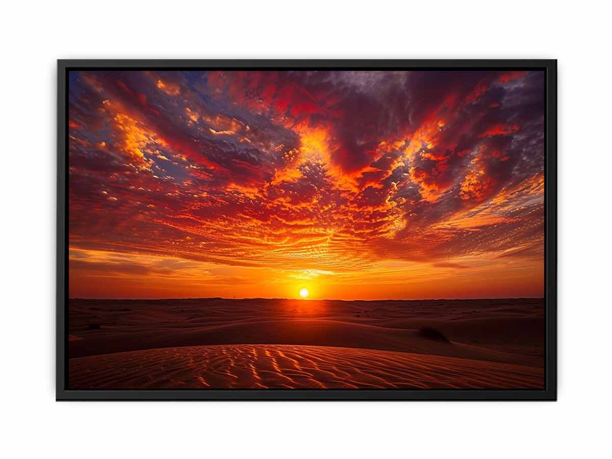 Sunrise  Canvas Painting Art Print-4