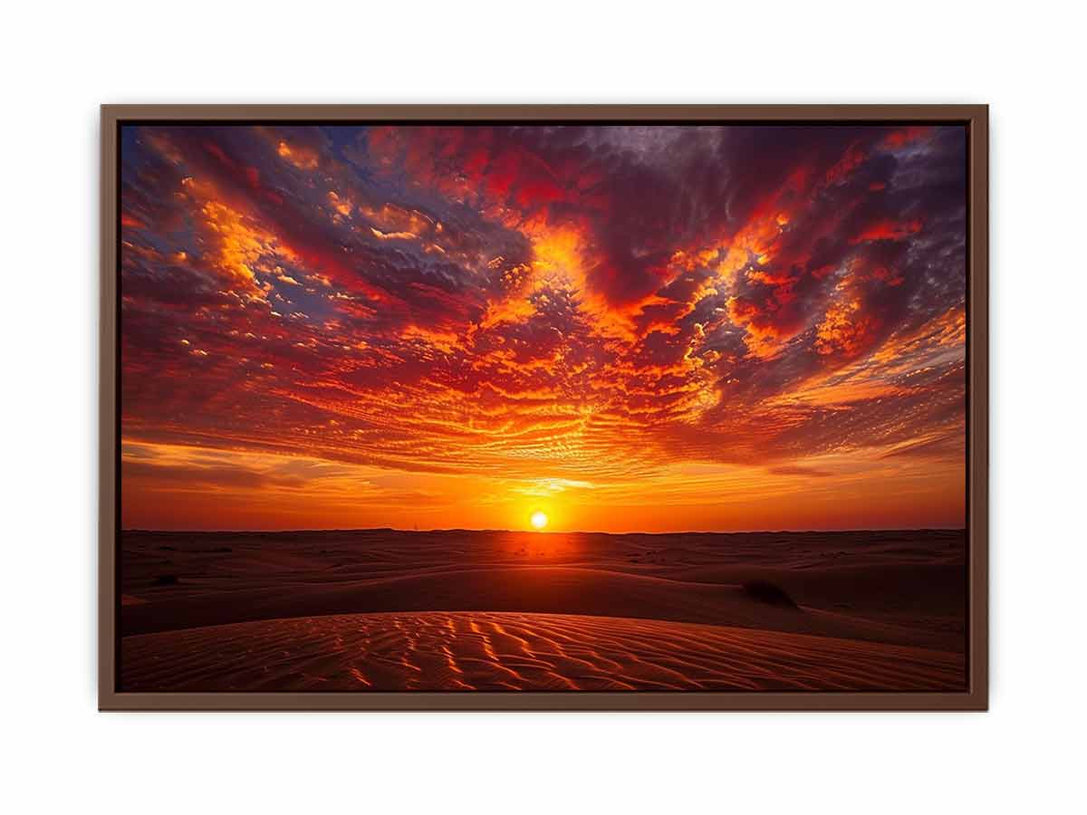 Sunrise  Canvas Painting Art Print-6