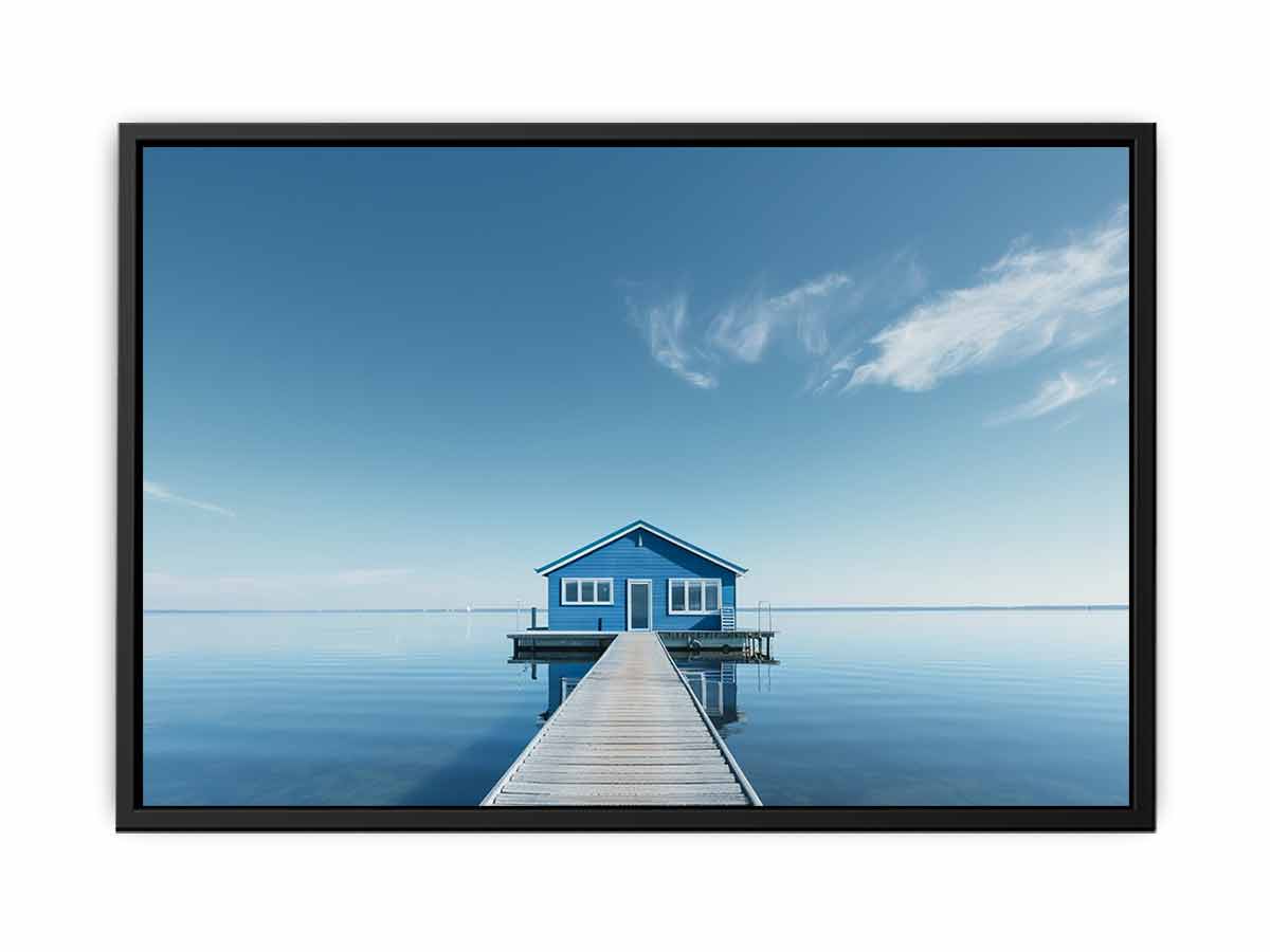 Serene House Canvas Artwork  Print-4