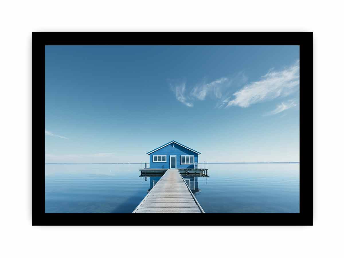 Serene House Canvas Artwork  Print-7