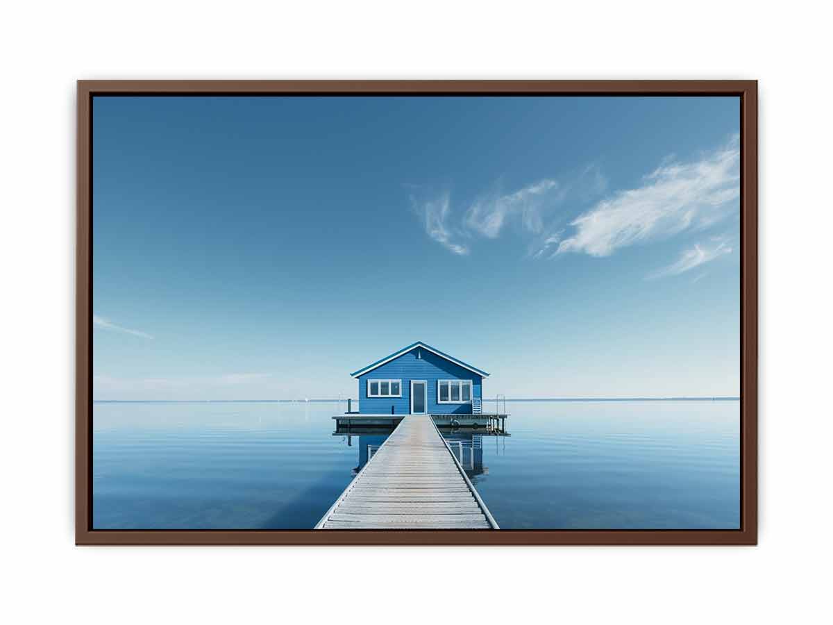 Serene House Canvas Artwork  Print-6