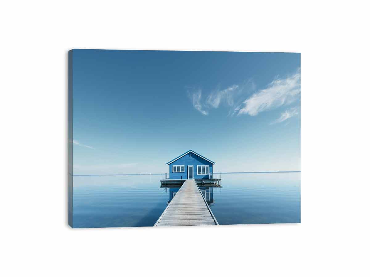Serene House Canvas Artwork  Print-3