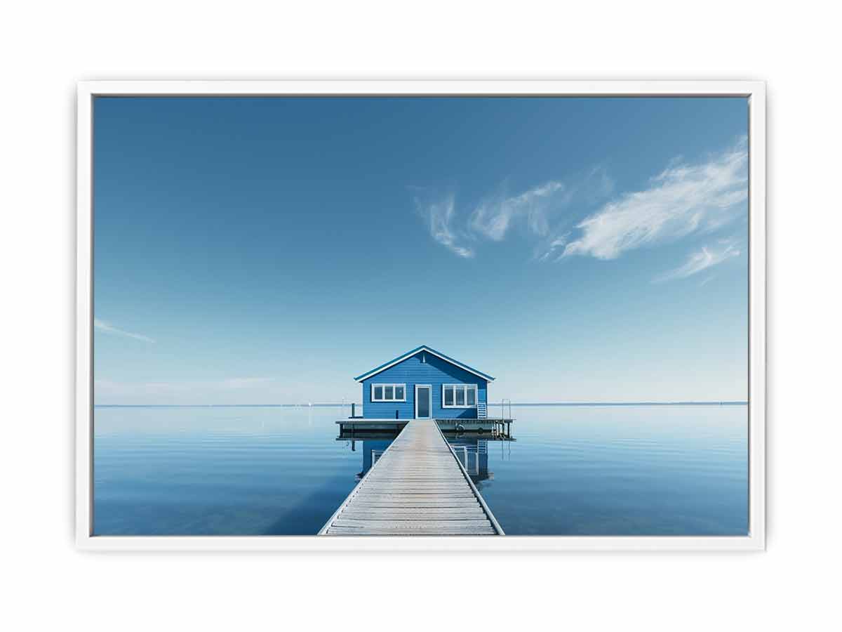 Serene House Canvas Artwork  Print-5