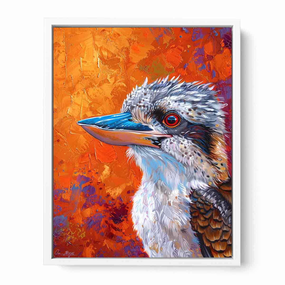 Kookaburra  Canvas Painting Art Print-5