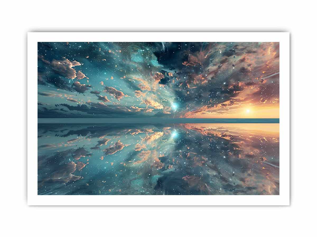 Surreal Reflections  Canvas Art Print-8