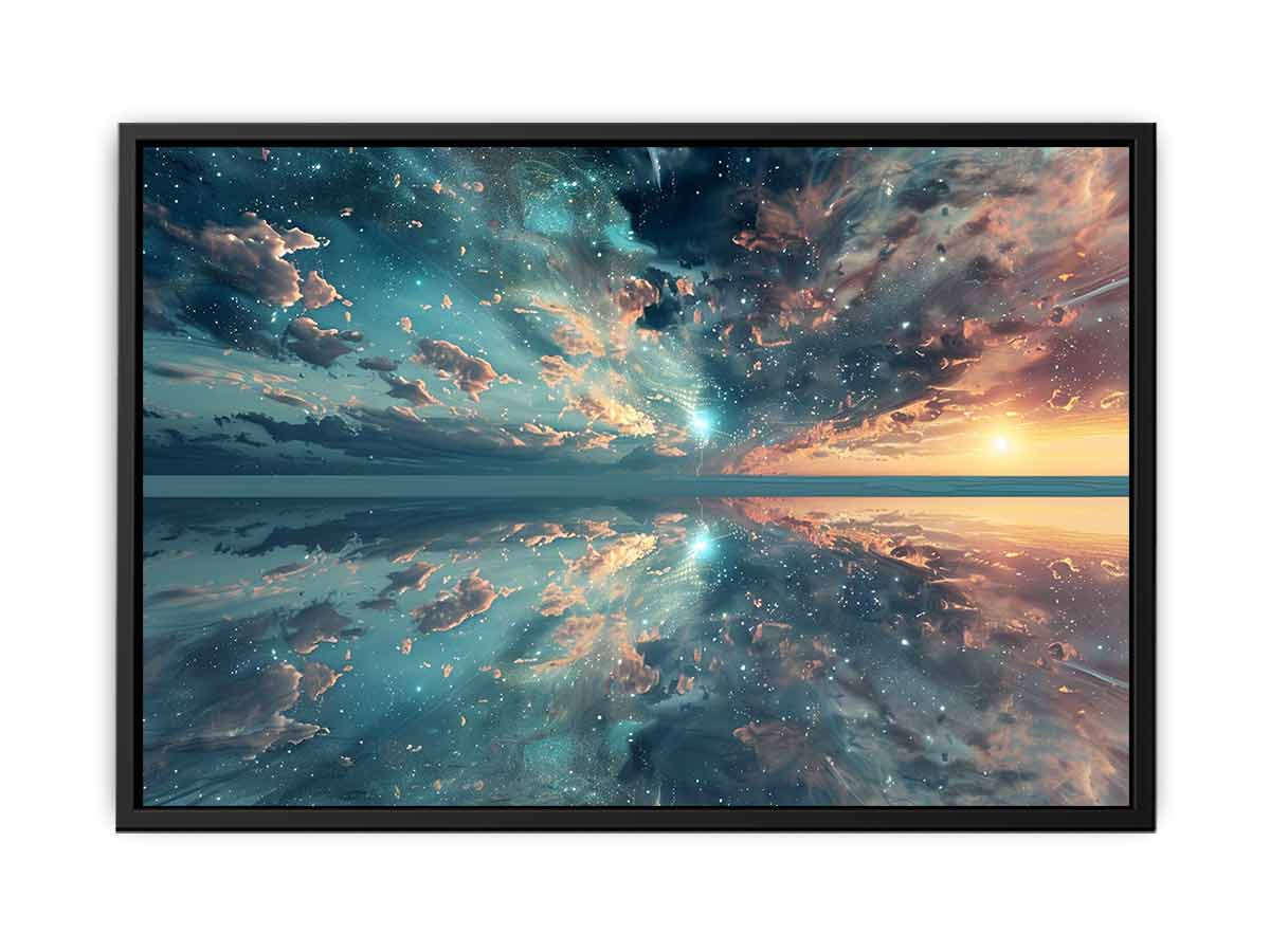 Surreal Reflections  Canvas Art Print-4