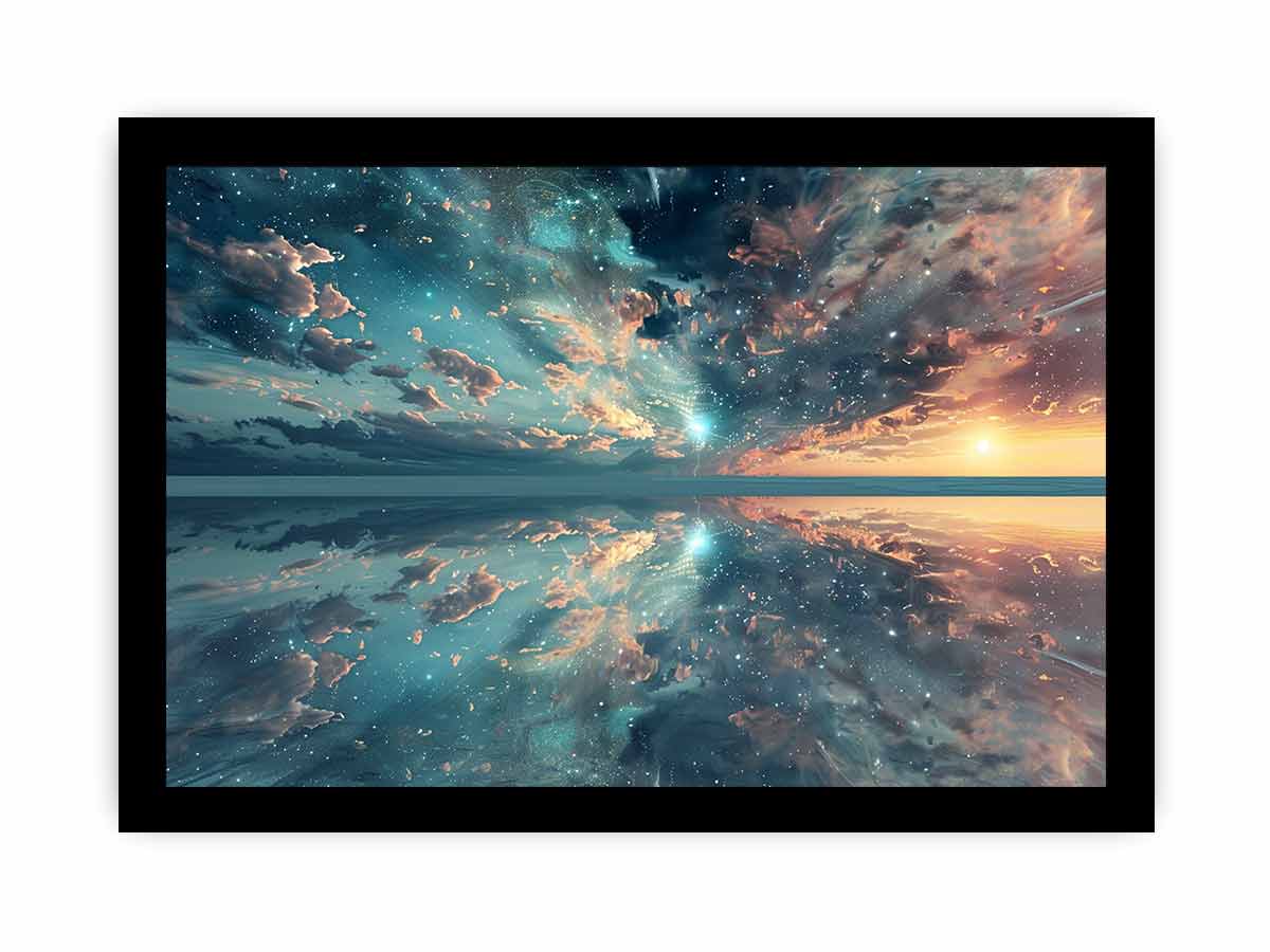 Surreal Reflections  Canvas Art Print-7