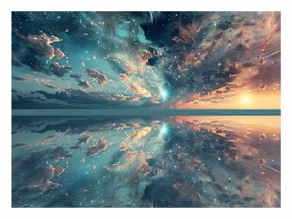 Surreal Reflections  Canvas Art Print-0