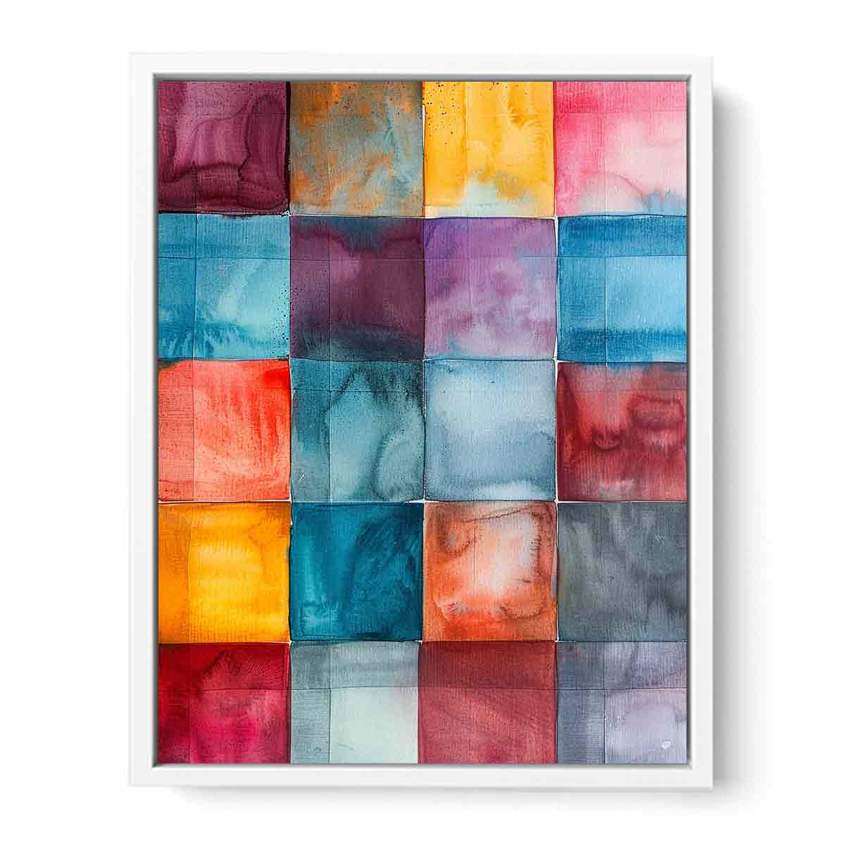 Abstract Squares Canvas Painting Artwork-4