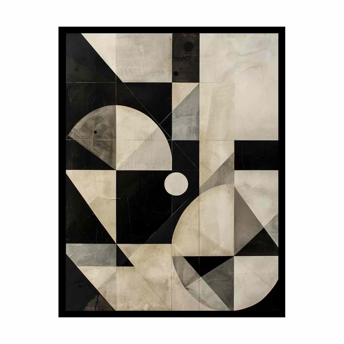 Geometric  Canvas Art print-4