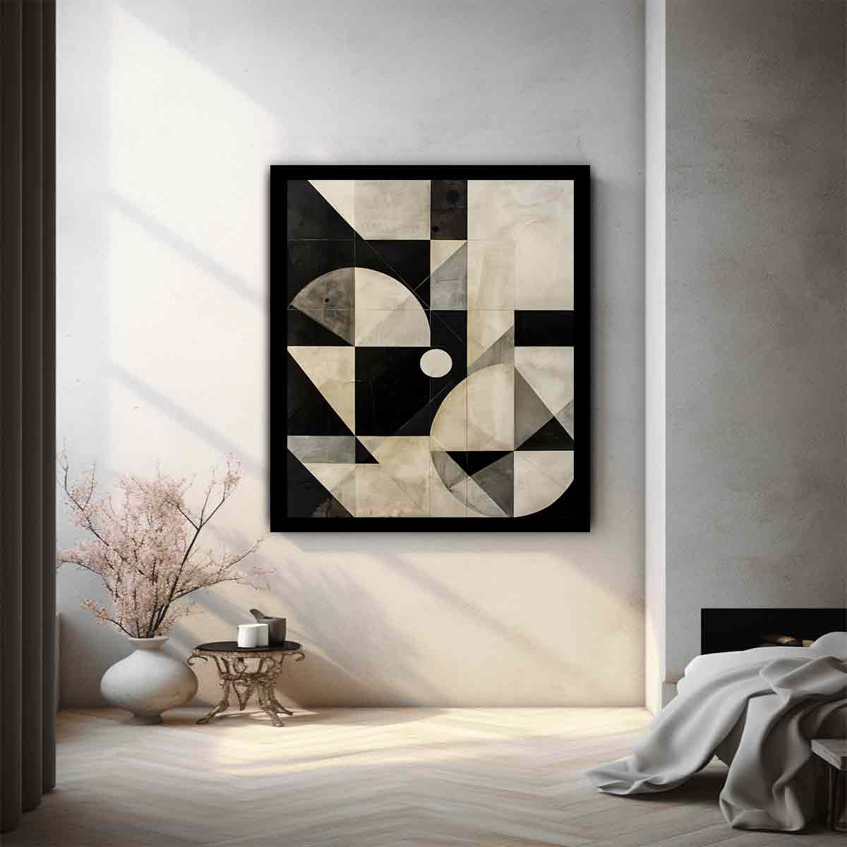 Geometric  Canvas Art print-1