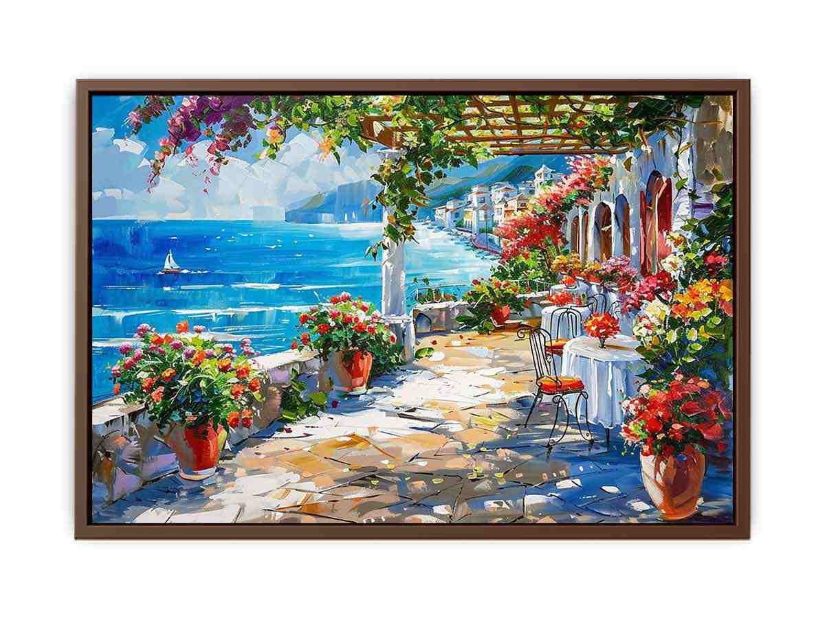 Mediterranean Canvas Painting Artwork-6