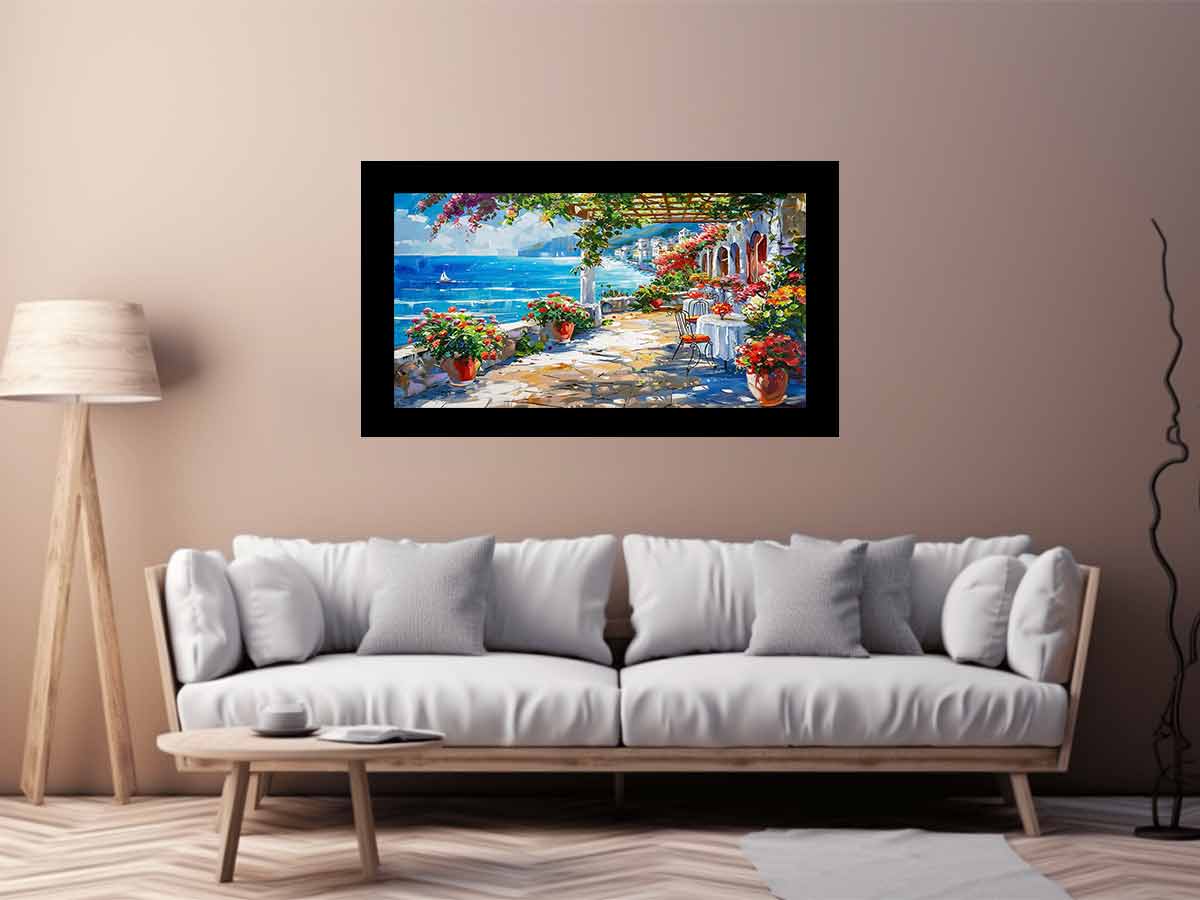 Mediterranean Canvas Painting Artwork-2