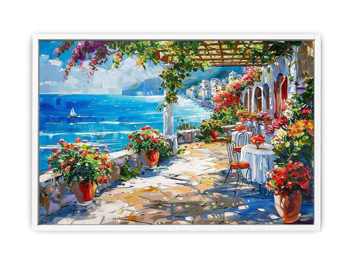 Mediterranean Canvas Painting Artwork-5