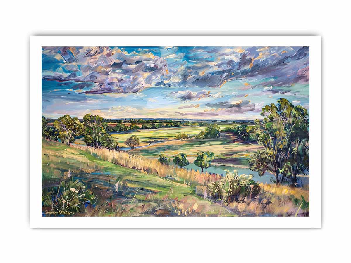 Countryside  Canvas Painting Artwork-8