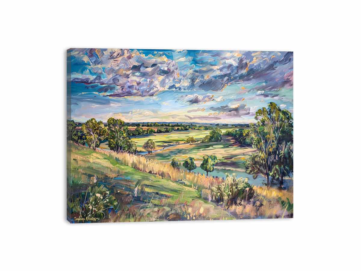 Countryside  Canvas Painting Artwork-3