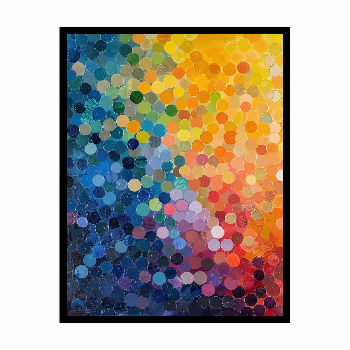 Points Dot Canvas Painting Artwork-4