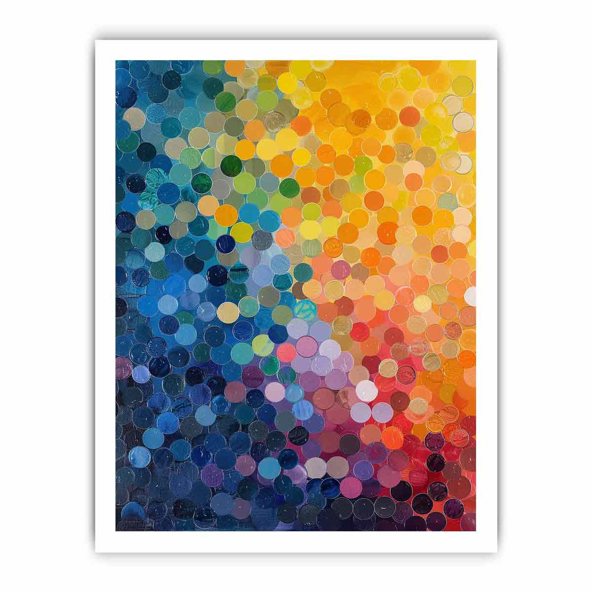 Points Dot Canvas Painting Artwork-8