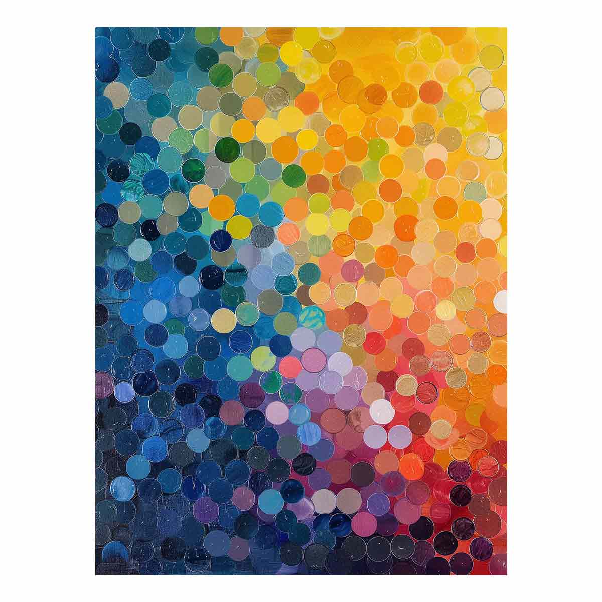 Points Dot Canvas Painting Artwork-0