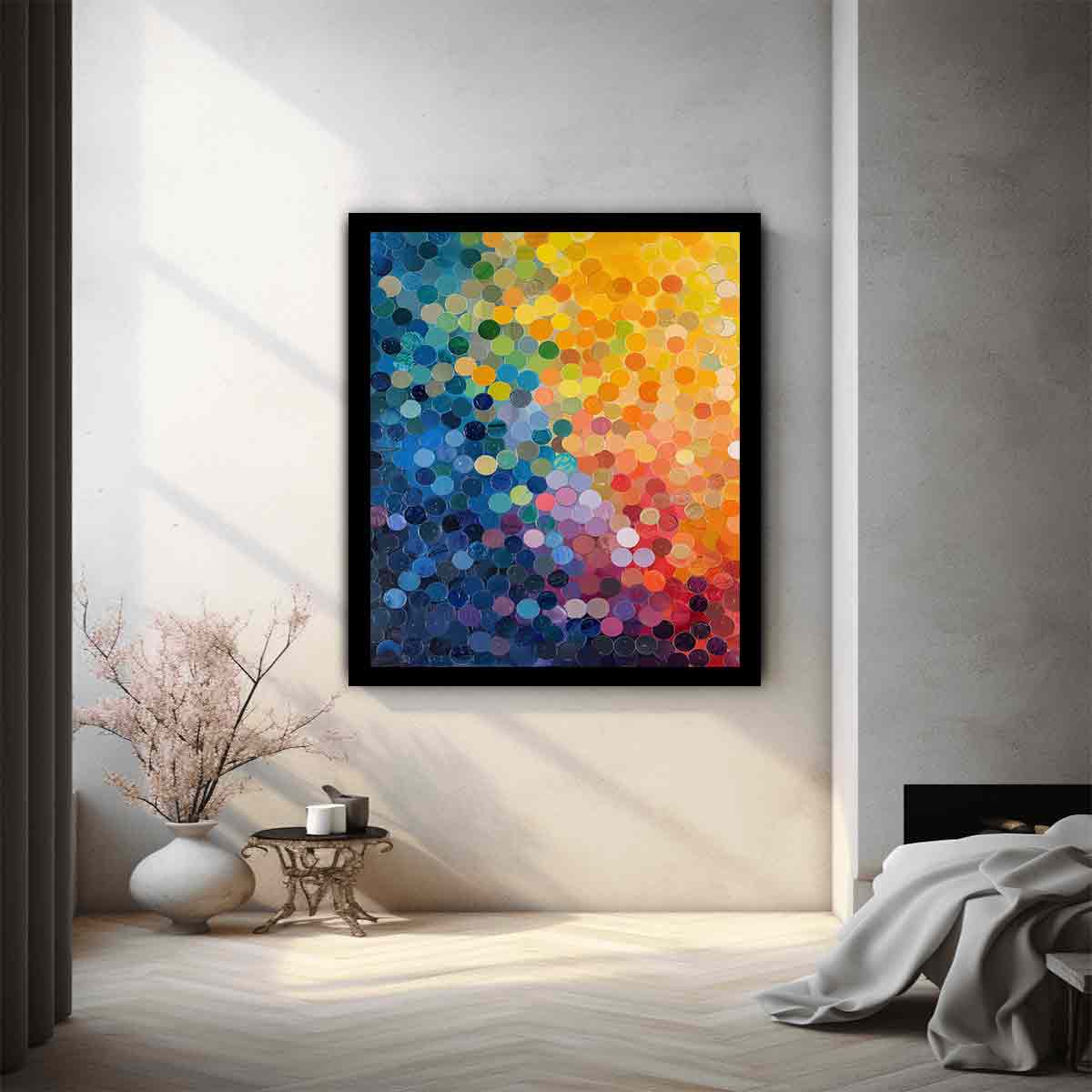 Points Dot Canvas Painting Artwork-1