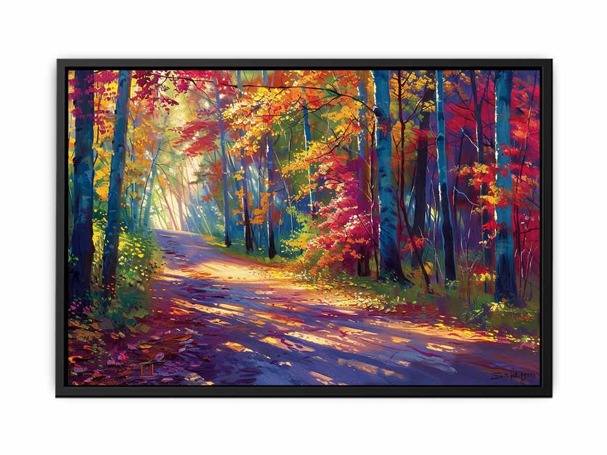 Autumn Trees Canvas Art Print-4