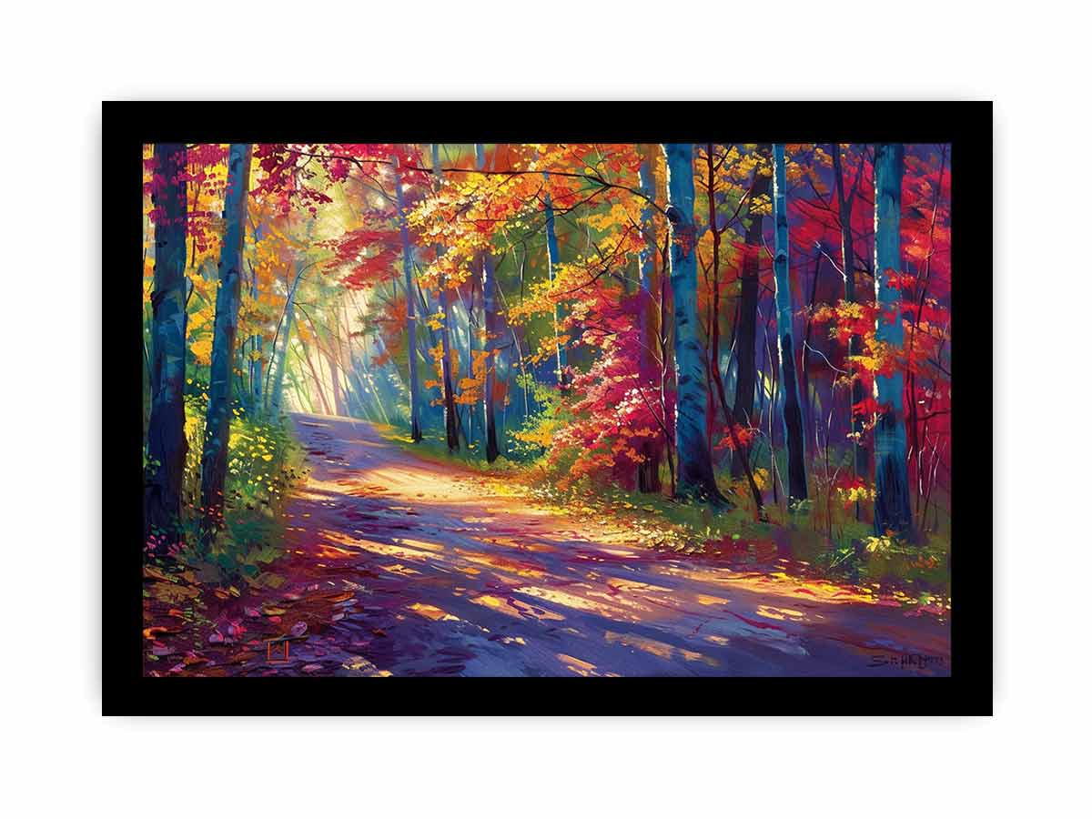 Autumn Trees Canvas Art Print-7
