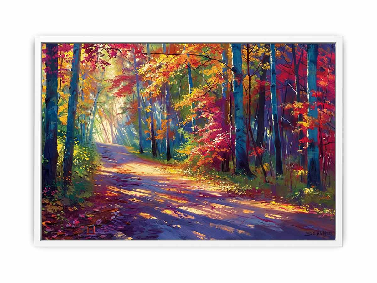 Autumn Trees Canvas Art Print-5