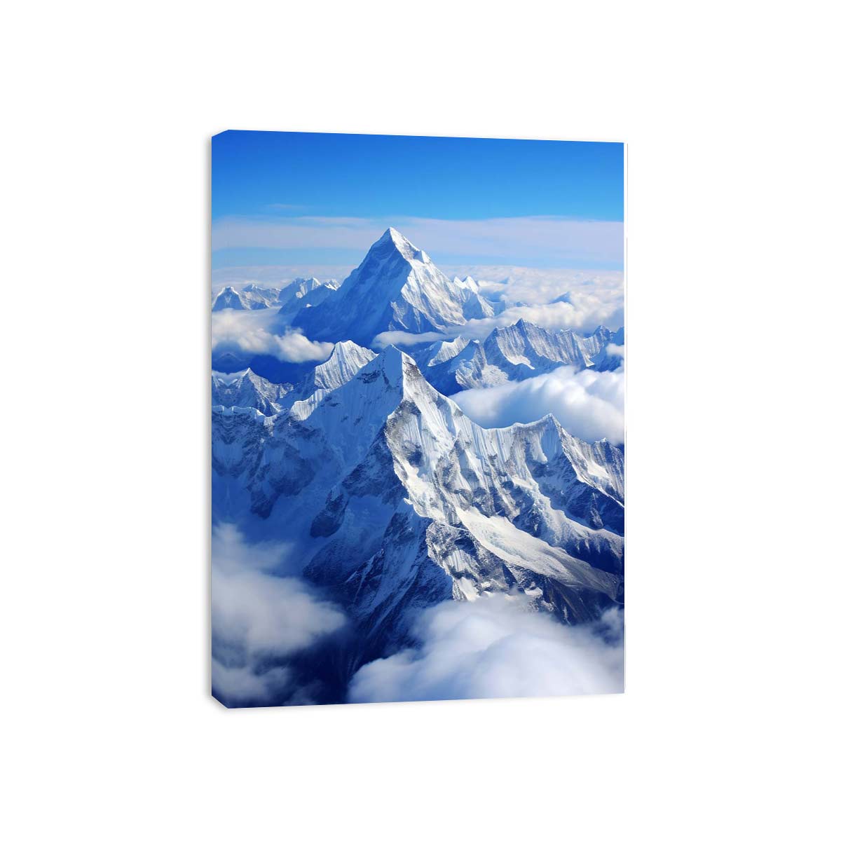 Himalaya Mount everst snow Painting-3
