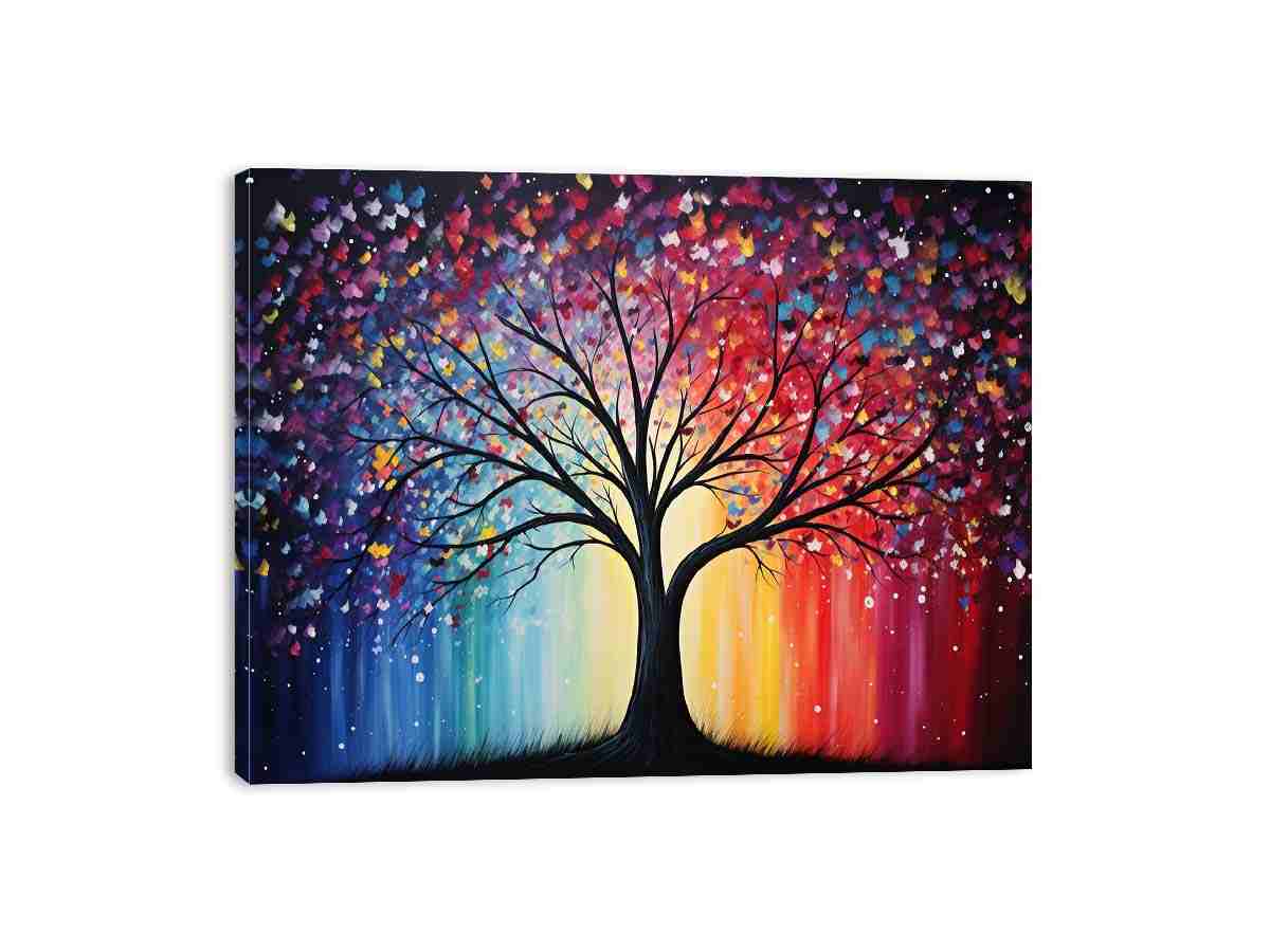 Sparkling Tree  Canvas Art  Print Painting-3
