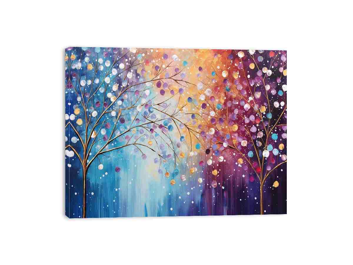 Sparkle Tree Art Canvas Art Print-3