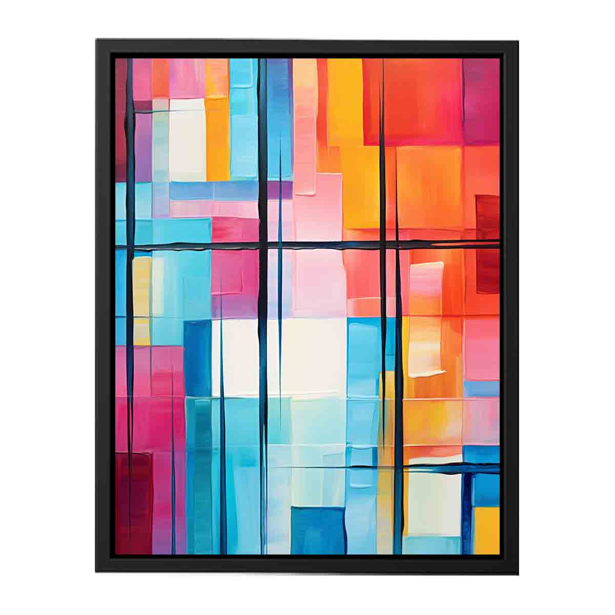 Modern Abstract Painting  Art Canvas Art Print-4