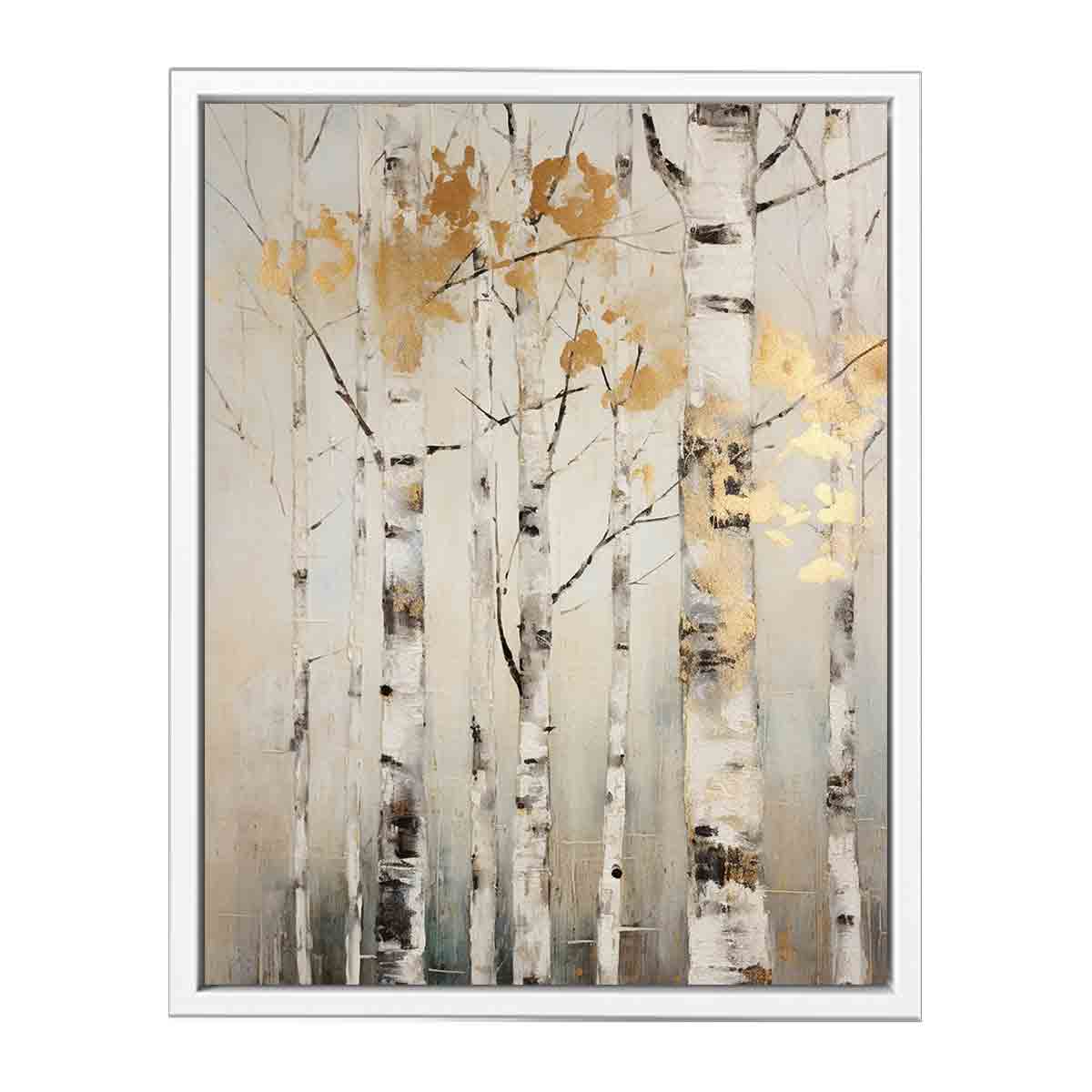 Birch Tree Art  Canvas Painitng Print-5