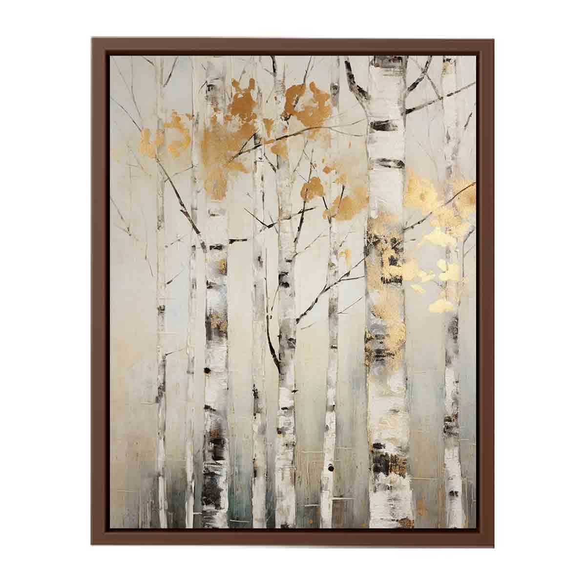 Birch Tree Art  Canvas Painitng Print-6