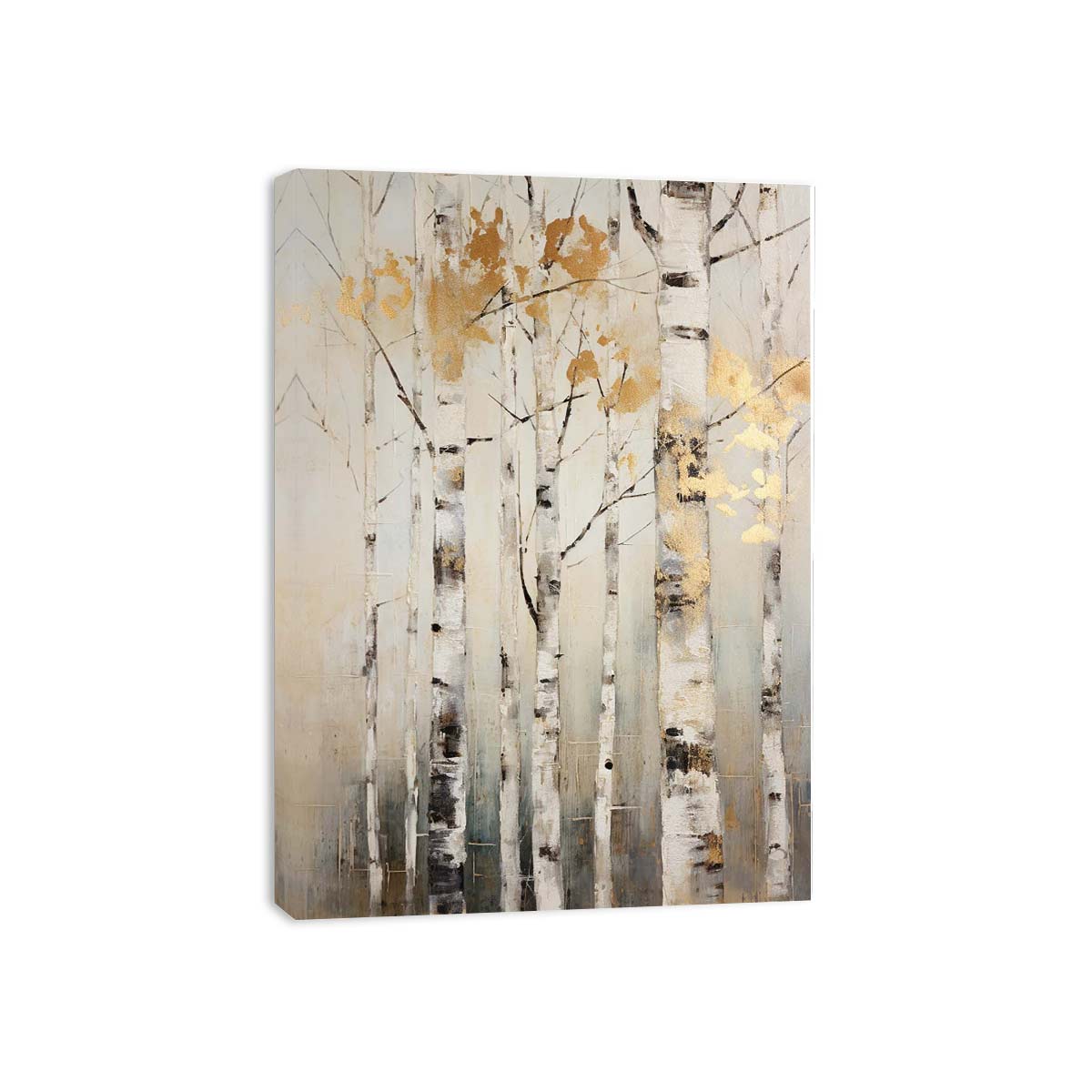 Birch Tree Art  Canvas Painitng Print-3