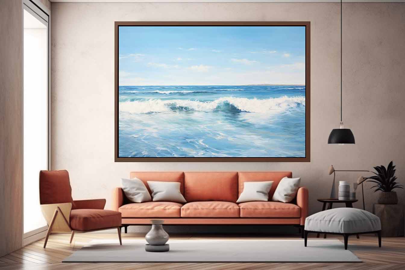 Calm Ocean  Canvas Painting  Print-1