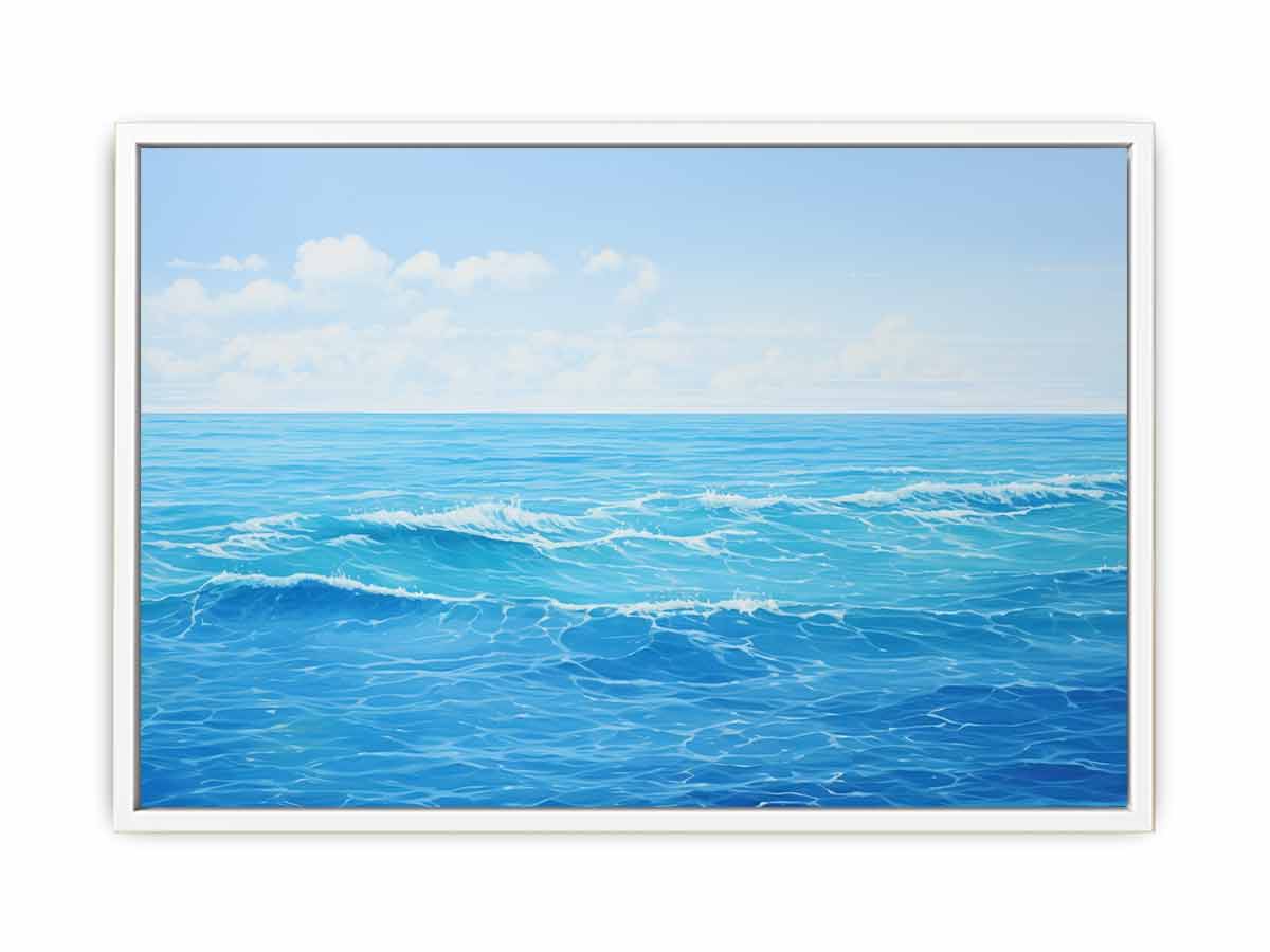 Calm Ocean  Canvas Art Print-5