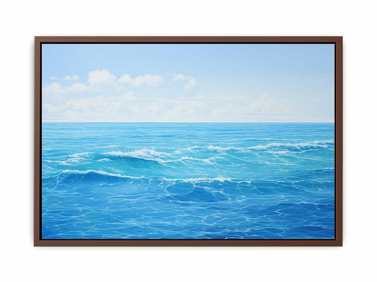 Calm Ocean  Canvas Art Print-6