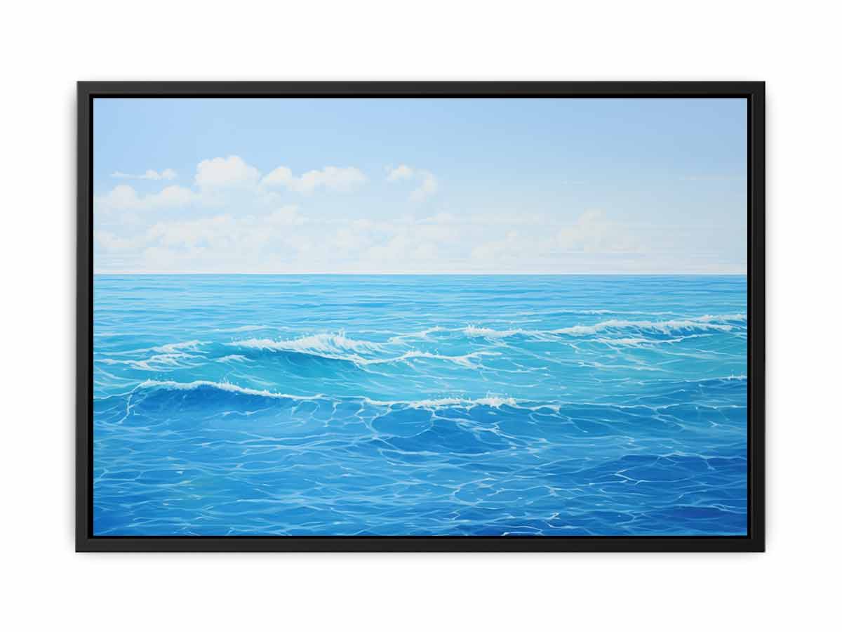 Calm Ocean  Canvas Art Print-4