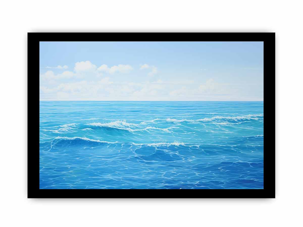 Calm Ocean  Canvas Art Print-7