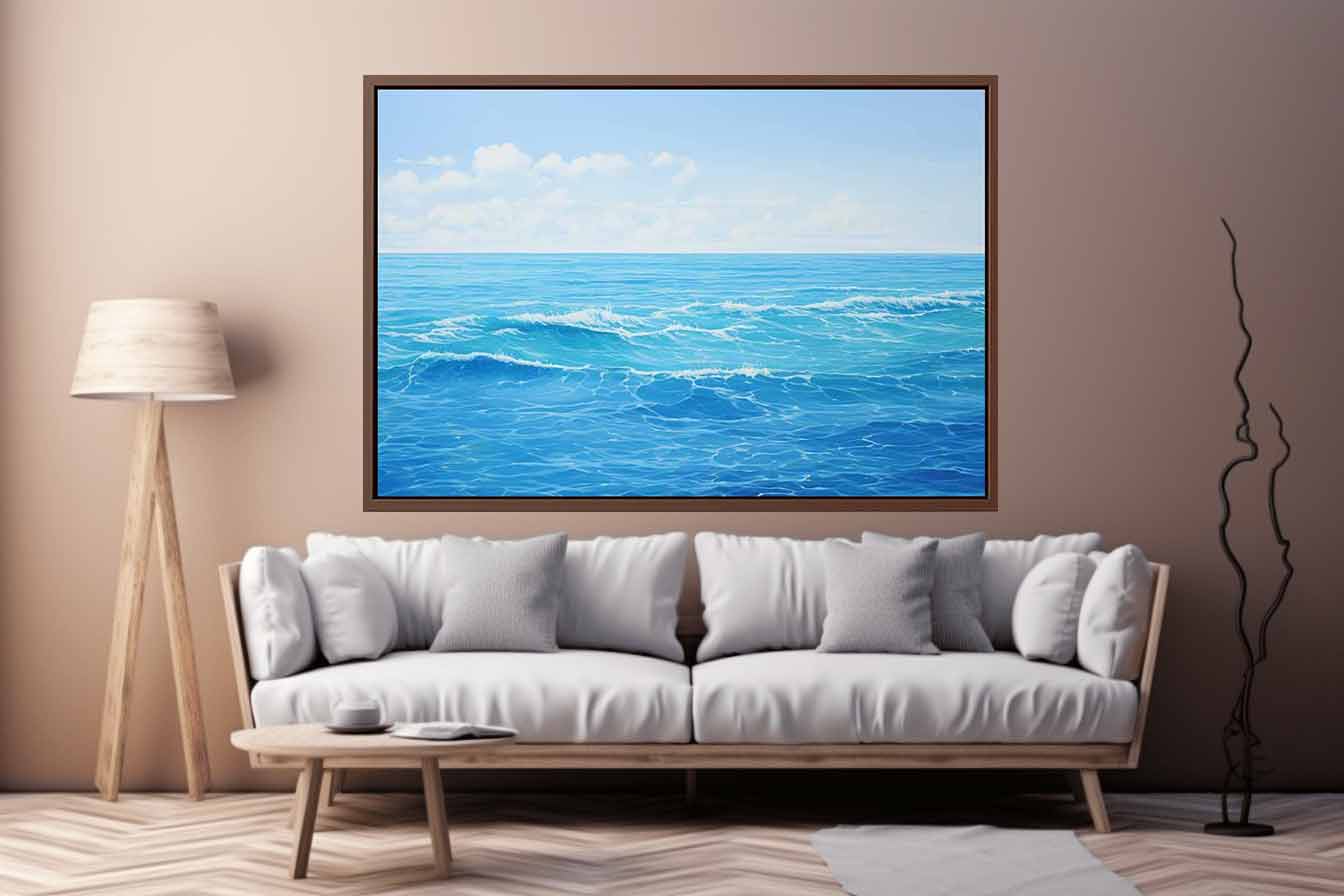 Calm Ocean  Canvas Art Print-2
