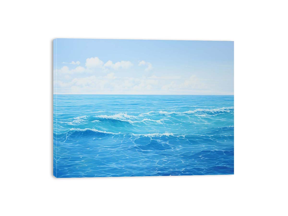 Calm Ocean  Canvas Art Print-3